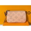 Louis Vuitton Replica M69508 LV Replica Key Pouch In Pink Mahina leather