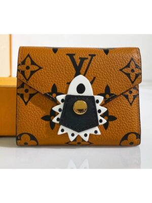 Louis Vuitton Replica M69511 LV Replica Crafty Zoé wallet in Caramel Monogram Empreinte Leather