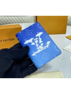 Louis Vuitton Replica M69679 LV Replica Pocket Organizer wallet in Monogram Clouds coated canvas