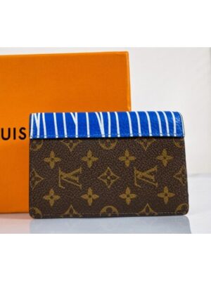 Louis Vuitton Replica M69737 LV Replica Pocket Organizer Wallet in Monogram Canvas and cowhide leather