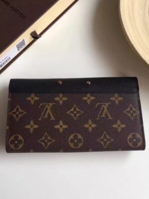 Louis Vuitton Replica MONOGRAM CANVAS Pallas WALLET M58414 Black(1c108-711314)