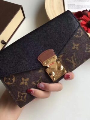 Louis Vuitton Replica MONOGRAM CANVAS Pallas WALLET M58414 Black(1c108-711314)