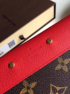 Louis Vuitton Replica MONOGRAM CANVAS Pallas WALLET M58414 Red(1c108-711313)