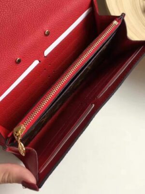 Louis Vuitton Replica MONOGRAM CANVAS Pallas WALLET M58414 Red(1c108-711313)