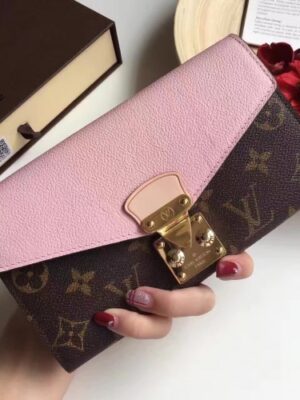 Louis Vuitton Replica MONOGRAM CANVAS Pallas WALLET M58414 ballet pink(1c108-711312)