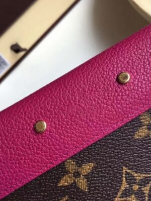 Louis Vuitton Replica MONOGRAM CANVAS Pallas WALLET M58414 purple(1c108-711311)