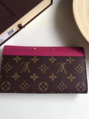 Louis Vuitton Replica MONOGRAM CANVAS Pallas WALLET M58414 purple(1c108-711311)