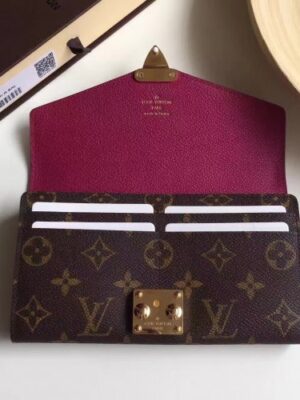 Louis Vuitton Replica MONOGRAM CANVAS Pallas WALLET M58414 purple(1c108-711311)