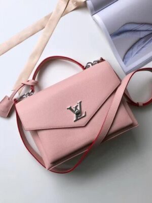 Louis Vuitton Replica MONOGRAM EMPREINTE MY LOCKME SHOULDER BAG M54878 PINK