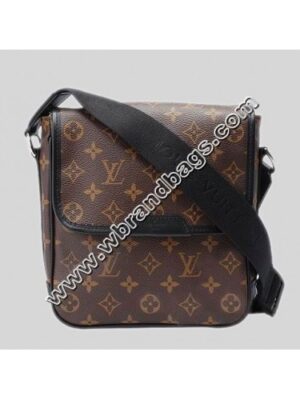 Louis Vuitton Replica MONOGRAM MACASSAR CANVAS BASS PM SHOULDER BAG