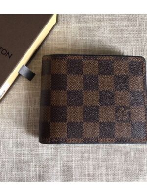 Louis Vuitton Replica MULTIPLE WALLET N63245 COFFEE