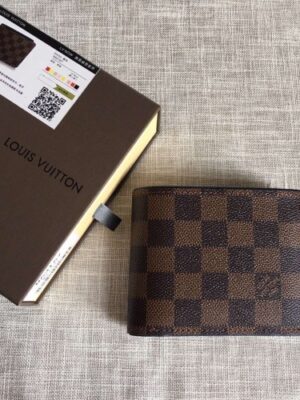 Louis Vuitton Replica MULTIPLE WALLET N63245 COFFEE