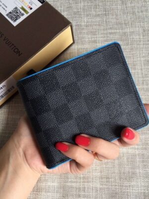 Louis Vuitton Replica MULTIPLE WALLET N63245 DAMIER COBALT