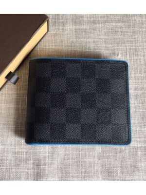 Louis Vuitton Replica MULTIPLE WALLET N63245 DAMIER COBALT