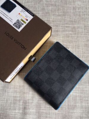 Louis Vuitton Replica MULTIPLE WALLET N63245 DAMIER COBALT