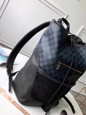 Louis Vuitton Replica Matchpoint Backpack Bag N40009 Damier Cobalt Canvas 2018