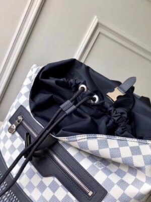 Louis Vuitton Replica Matchpoint Backpack Bag N40018 Damier Coastline Canvas 2018