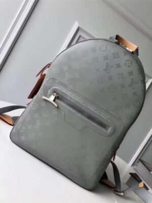 Louis Vuitton Replica Men's Backpack M43882 Monogram Titanium Canvas 2018