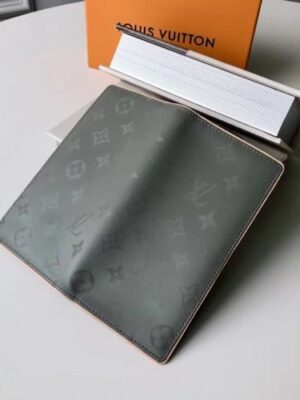 Louis Vuitton Replica Men's Brazza Wallet M63236 Monogram Titanium Canvas 2018