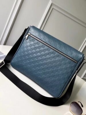 Louis Vuitton Replica Men's District MM Messenger N41038 Blue 2017