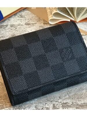 Louis Vuitton Replica Men's Enveloppe Carte de Visite N63338 Damier Graphite