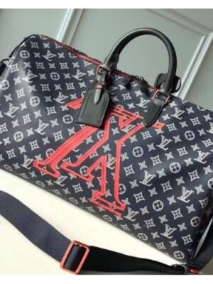 Louis Vuitton Replica Men's Keepall Bandoulière 50 M43684 Ombre Monogram Canvas