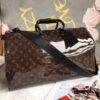 Louis Vuitton Replica Men’s Keepall Bandouliere 50 Travel Bag M43899 Monogram Glaze Canvas 2018