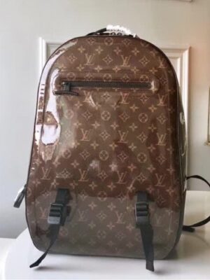 Louis Vuitton Replica Men’s Monogram Titanium Backpack GM M43881 Brown 2018