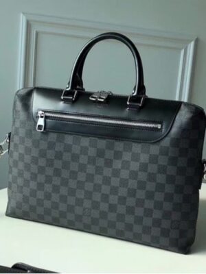 Louis Vuitton Replica Men's Porte-Documents Jour N48260 Monogram Graphite Canvas 2018