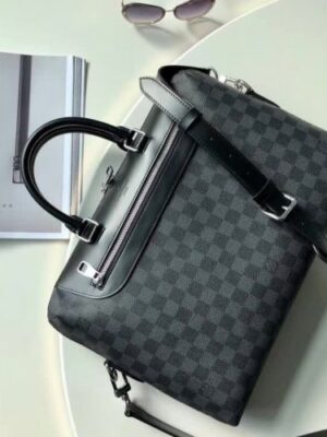 Louis Vuitton Replica Men's Porte-Documents Jour N48260 Monogram Graphite Canvas 2018