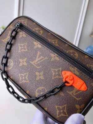 Louis Vuitton Replica Men's Virgil Abhol Chain Clutch in Monogram Canvas M44458 2018