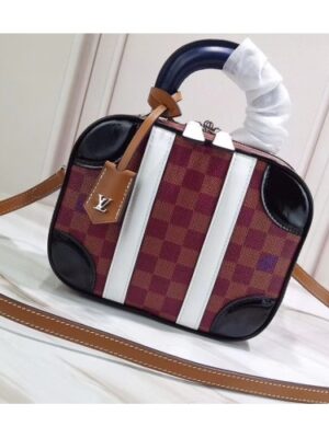 Louis Vuitton Replica Mini Luggage Bag Damier Ebene Canvas 2019