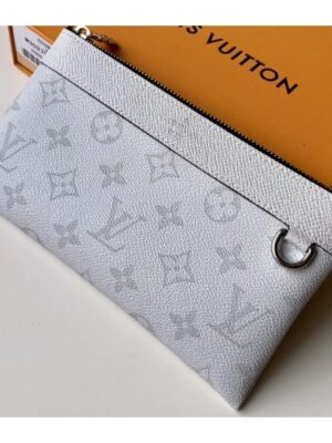 Louis Vuitton Replica Monogram Antarctica Canvas Discovery Pochette Bag M30279 White 2019