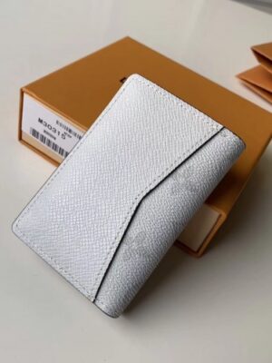 Louis Vuitton Replica Monogram Antarctica Canvas Pocket Organiser Wallet M30315 White 2019