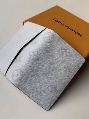 Louis Vuitton Replica Monogram Antarctica Canvas Pocket Organiser Wallet M30315 White 2019