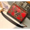 Louis Vuitton Replica Monogram Blossom Red Twist MM Bag M43639 2018