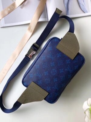 Louis Vuitton Replica Monogram Blue Canvas Bumbag Bag M43828 2018