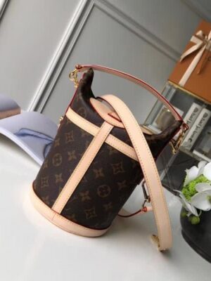 Louis Vuitton Replica Monogram Bucket Shape Duffle Bag M43587