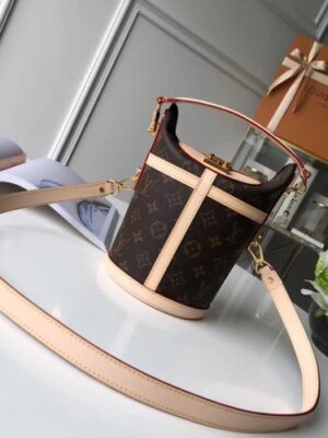 Louis Vuitton Replica Monogram Bucket Shape Duffle Bag M43587