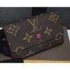 Louis Vuitton Replica Monogram Canvas 6 Key Holder M60700 Fuchsia