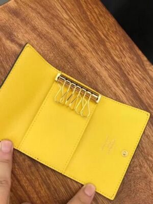 Louis Vuitton Replica Monogram Canvas 6 Key Holder M60700 Yellow