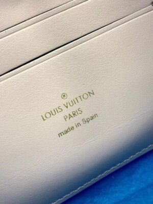 Louis Vuitton Replica Monogram Canvas Blooming Flowers Pochette Double Zip Bag M63905 Blue 2019