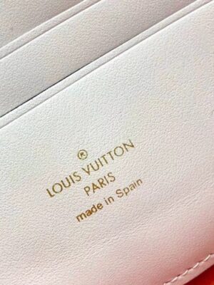 Louis Vuitton Replica Monogram Canvas Blooming Flowers Pochette Double Zip Bag M63905 Red 2019