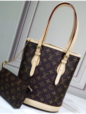 Louis Vuitton Replica Monogram Canvas Bucket Tote Bag M42238