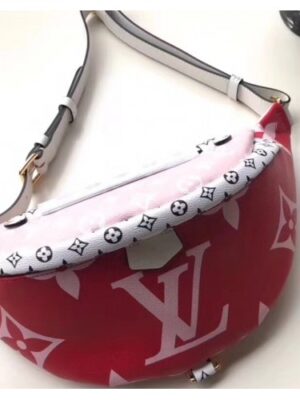 Louis Vuitton Replica Monogram Canvas Bumbag M44575 Red/White/Pink 2019