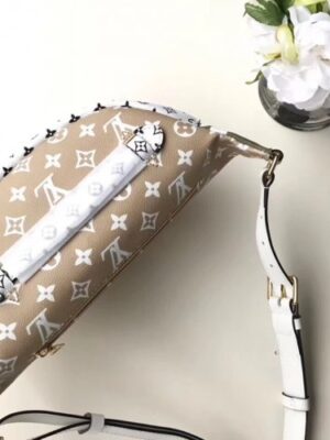 Louis Vuitton Replica Monogram Canvas Bumbag M44611 Kaki/White/Apricot 2019