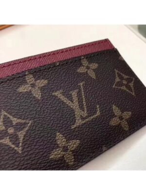 Louis Vuitton Replica Monogram Canvas Card Holder M60703 Fuchsia