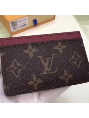 Louis Vuitton Replica Monogram Canvas Card Holder M60703 Fuchsia