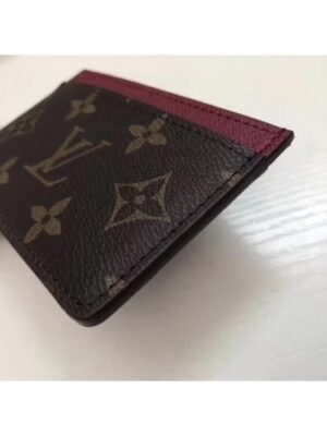 Louis Vuitton Replica Monogram Canvas Card Holder M60703 Fuchsia