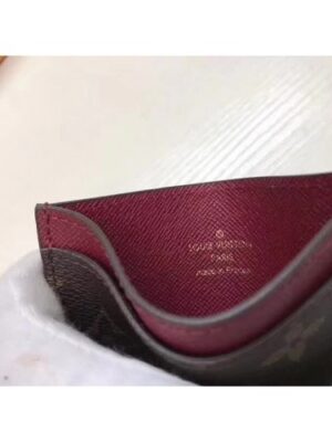 Louis Vuitton Replica Monogram Canvas Card Holder M60703 Fuchsia